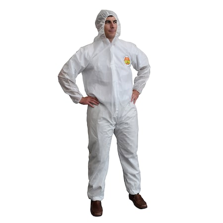 Cordova Disposable Coveralls, Hooded, 12 PK SMS3003XL